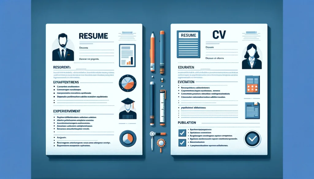 Difference between resume and CV